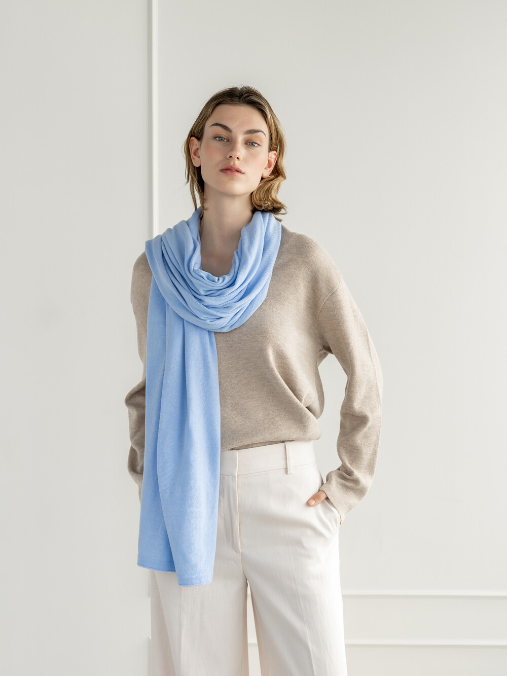 TravelWrap Cosy Cool Baby Blue