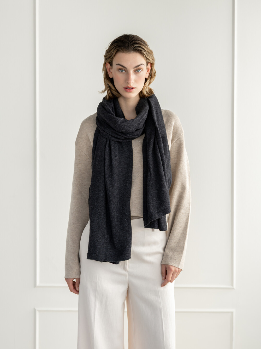 Schal Cosy Cool  Antra Grey Melee