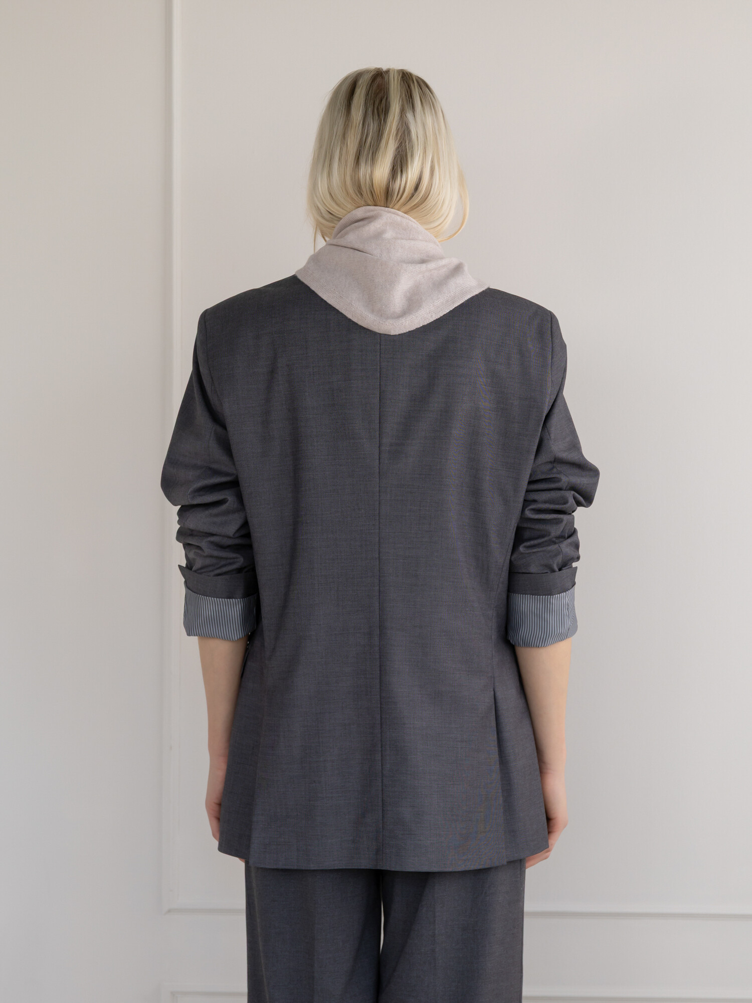 Schal Cosy Triangle Small Oatmeal