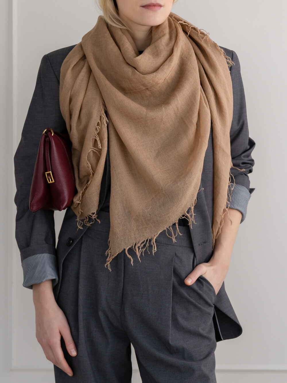 Sjaal Cosy Cashmy Sesame