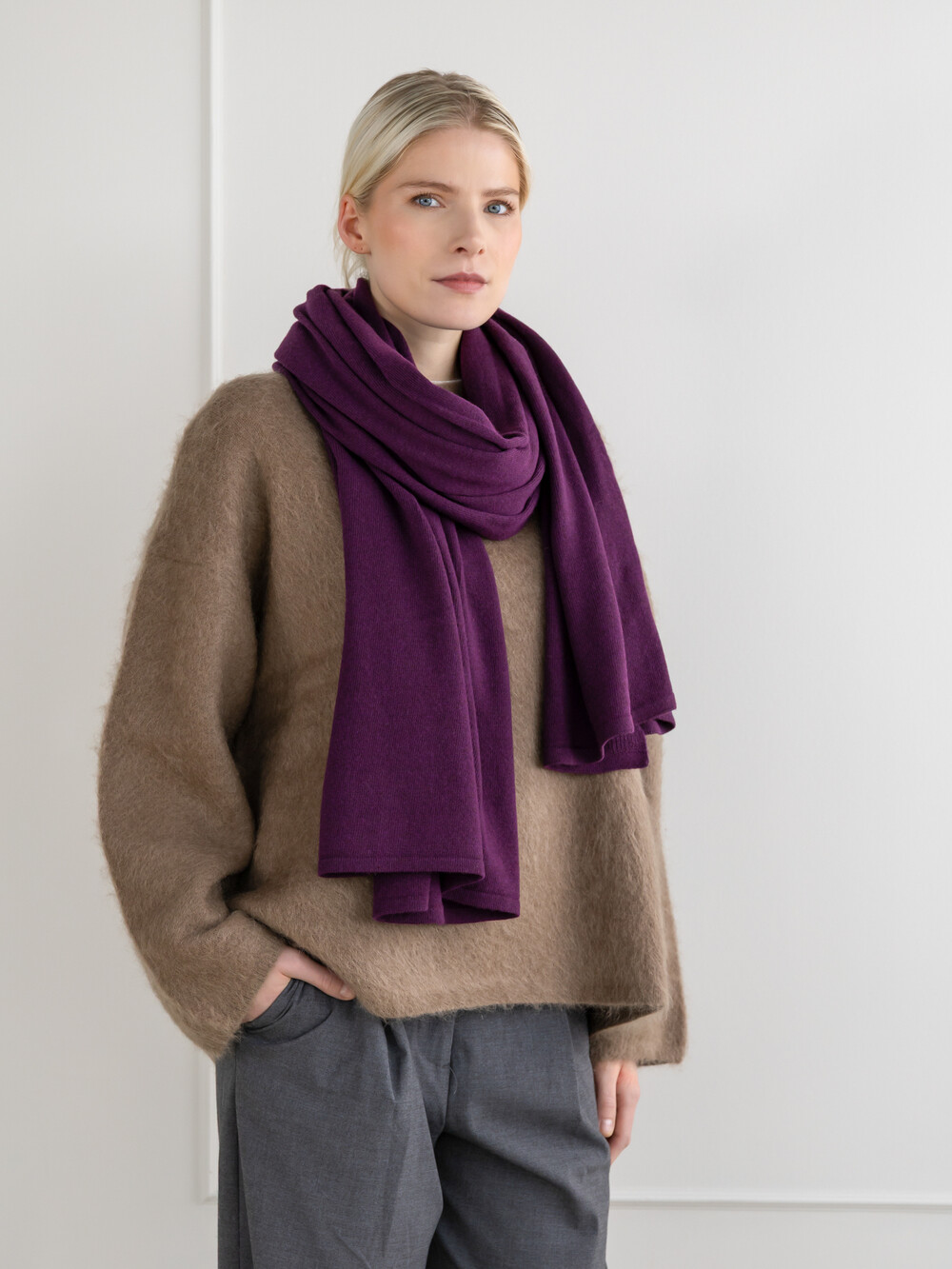 Schal Cosy Chic Plum