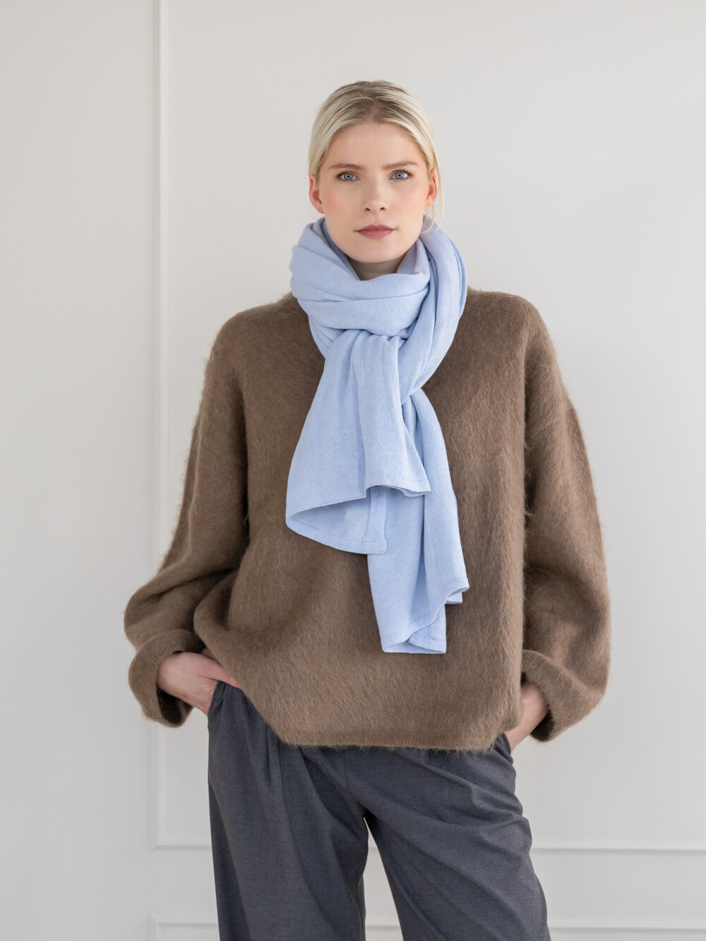 Travel Wrap Cosy Chic Airy Blue Melee