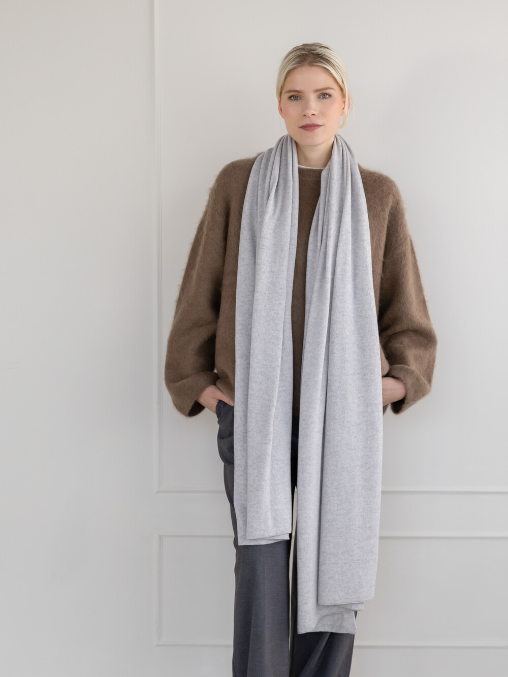 Schal Cosy Chic Pearl Grey Melee