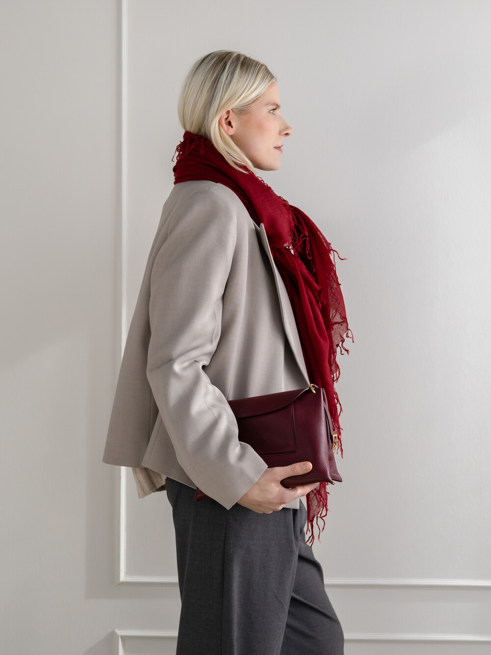 Sjaal Cosy Cashmy Rhubarb
