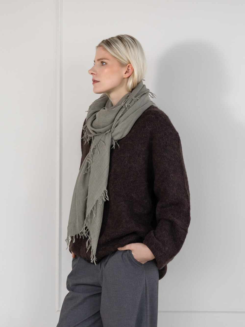 Scarf Cosy Cashmy Seagrass