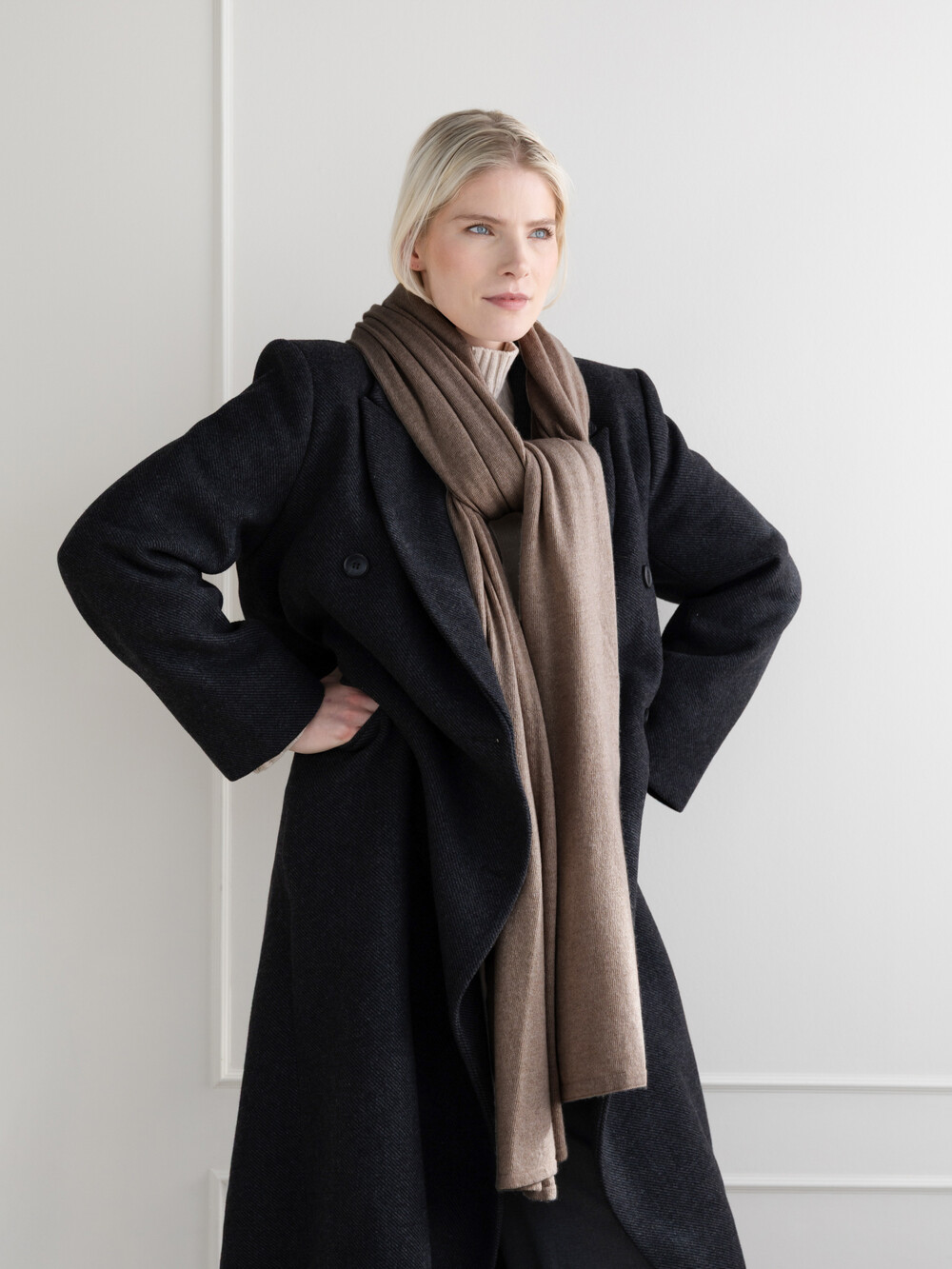 Travel Wrap Cosy Chic Brown Melee