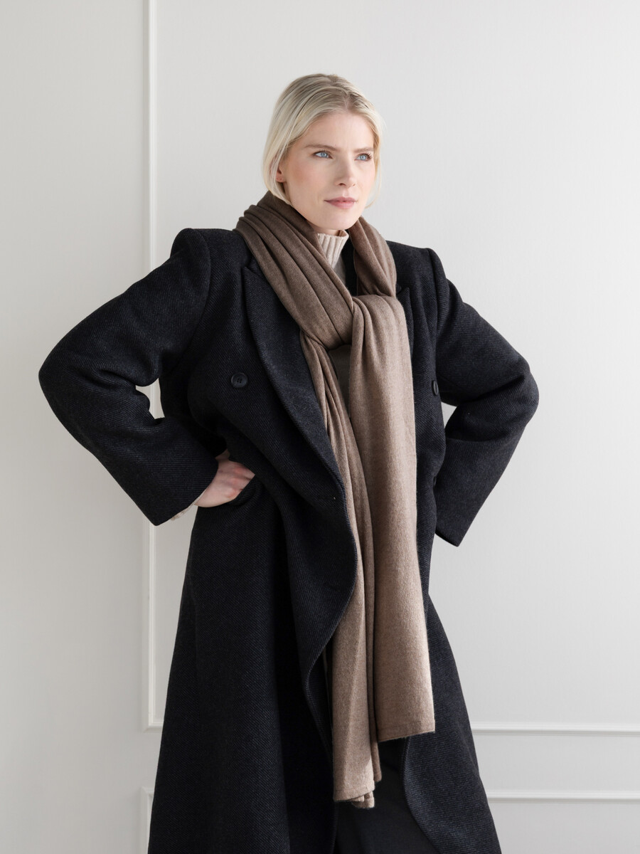 Travel Wrap Cosy Chic Brown Melee
