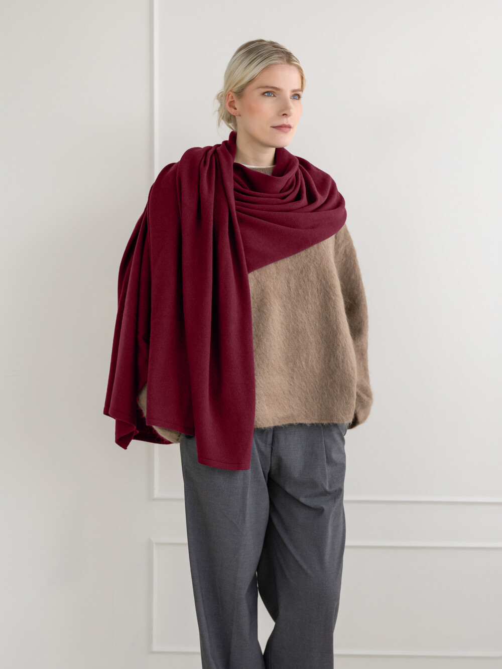 Schal Cosy Chic Burgundy Wine