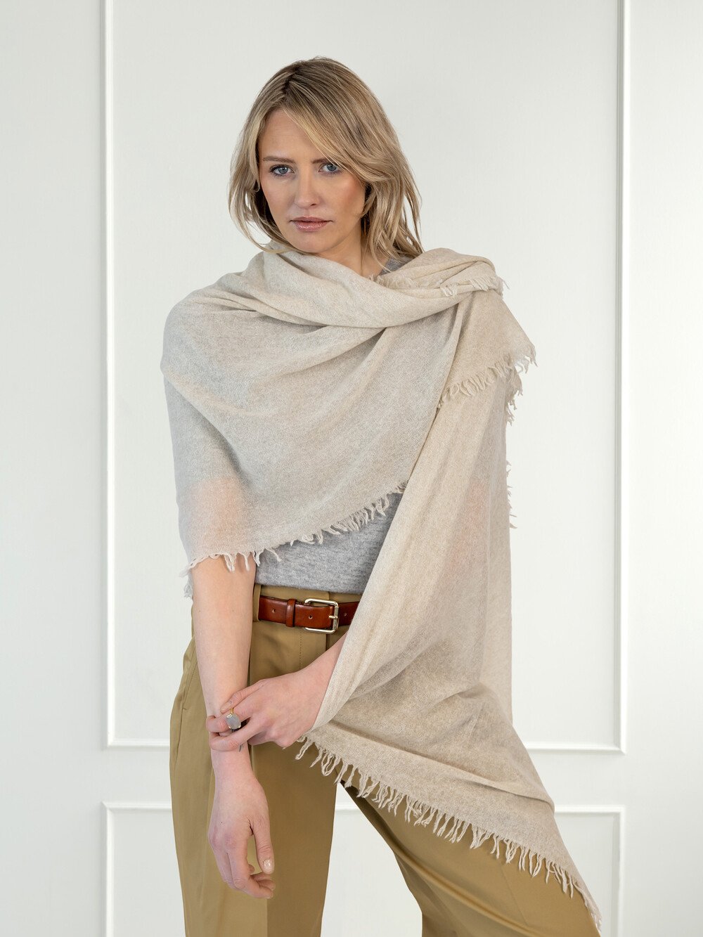 Sjaal Cosy Cashmy 100% Birch Melee