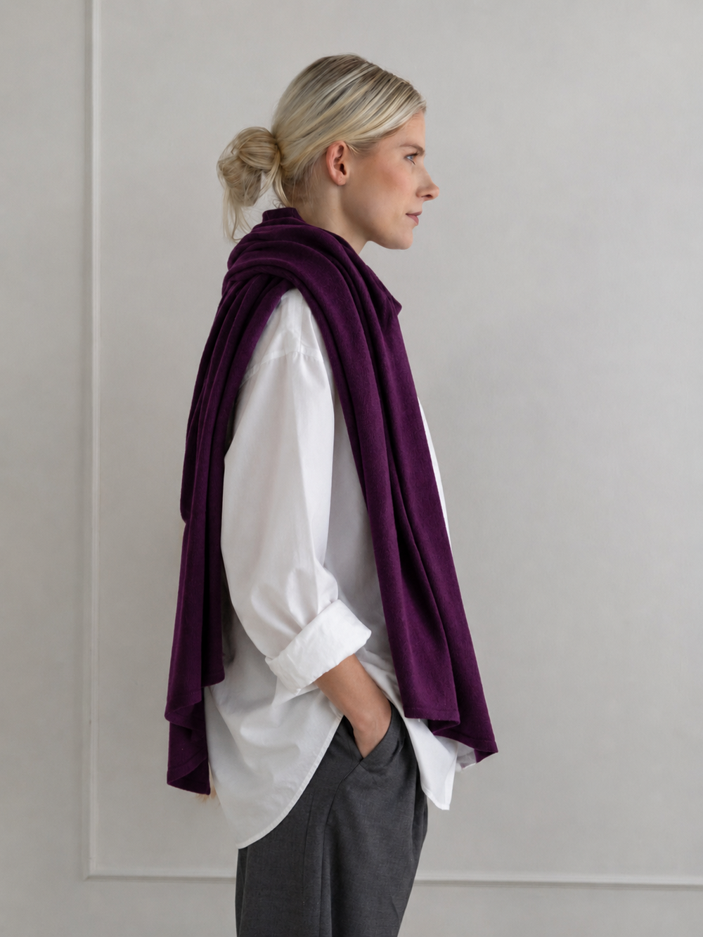 Schal Cosy Chic Plum