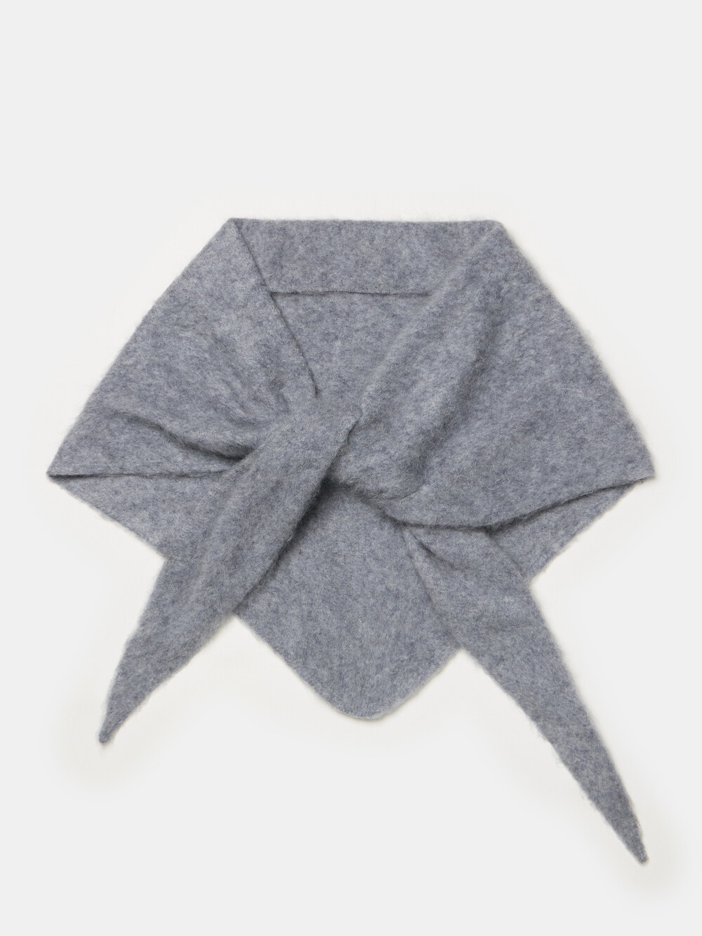 Cosy Triangle 100% Brushed Cashmere Feather