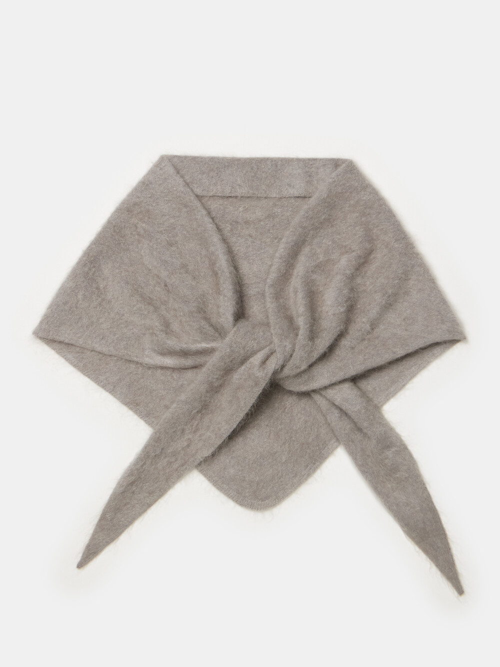 Cosy Triangle 100% Brushed Cashmere Olive