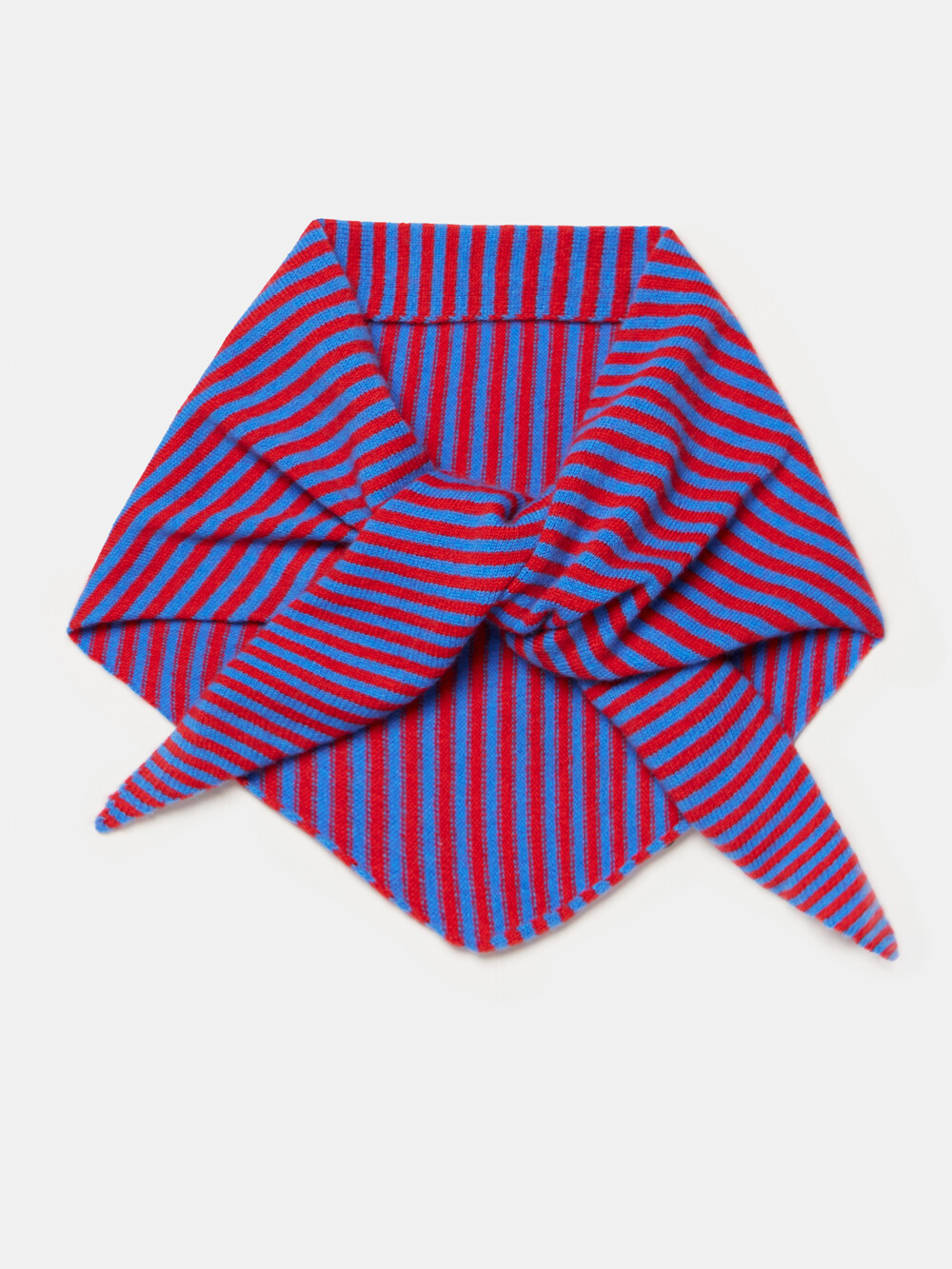 Schal Cosy Triangle Small Azure/Ruby