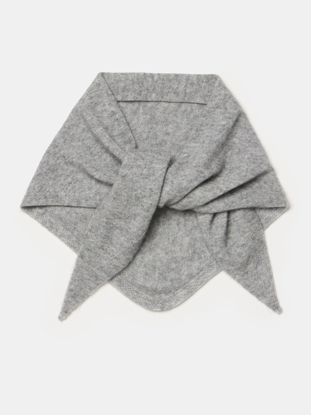 Sjaal Cosy Triangle Small Medium Grey