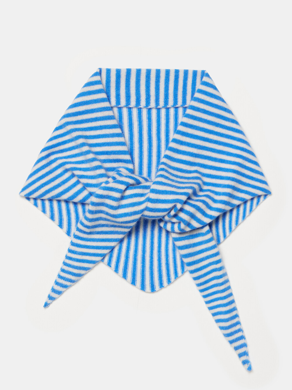 Sjaal Cosy Triangle Small Azure/Maritime White