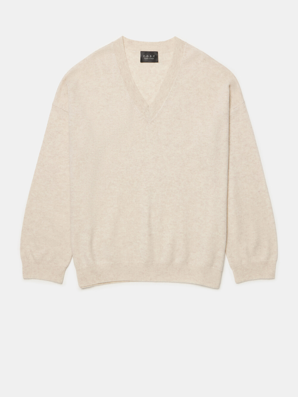 Cosy V-Neck Gravelstone