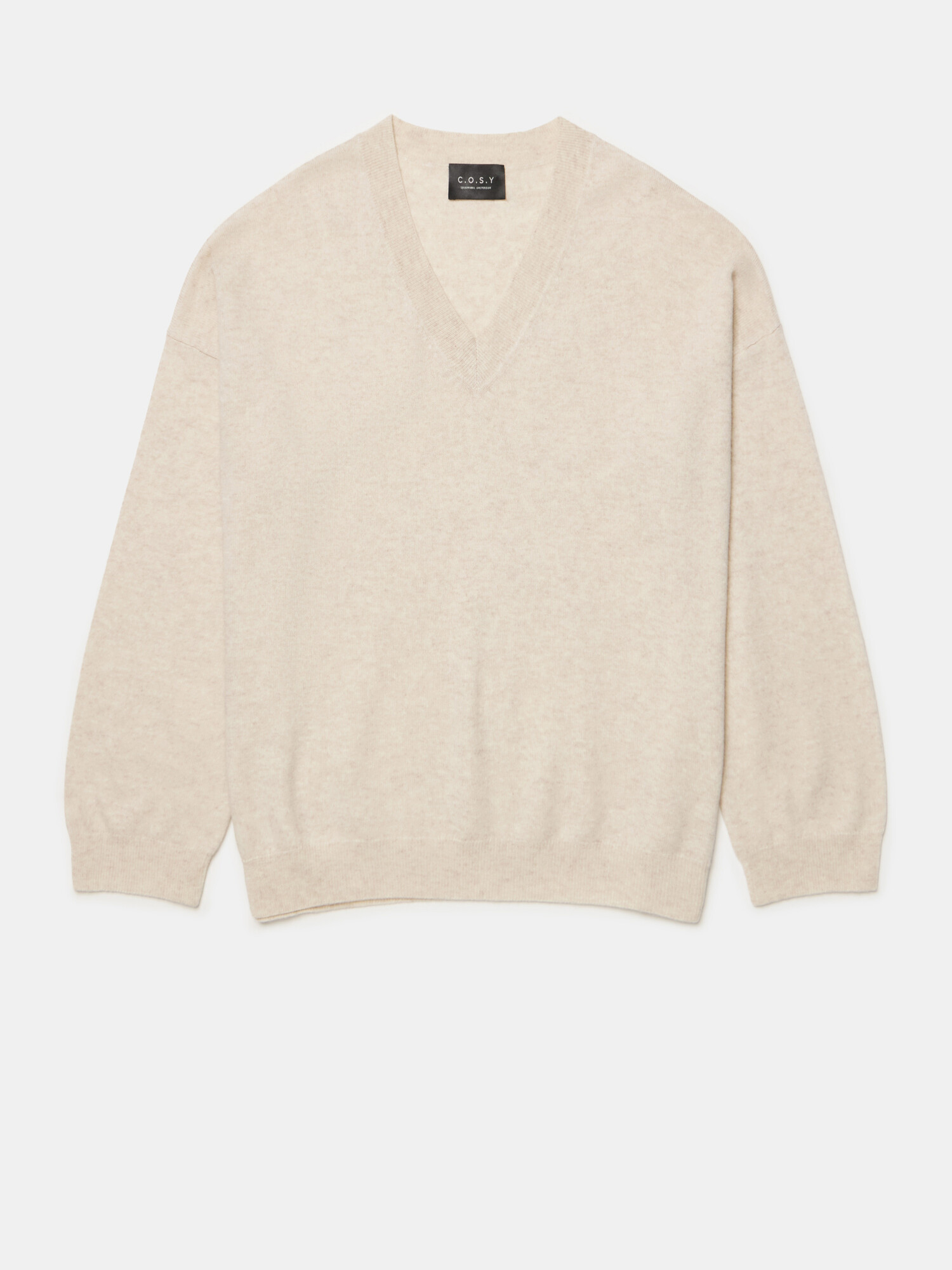 Cosy V-Neck Gravelstone