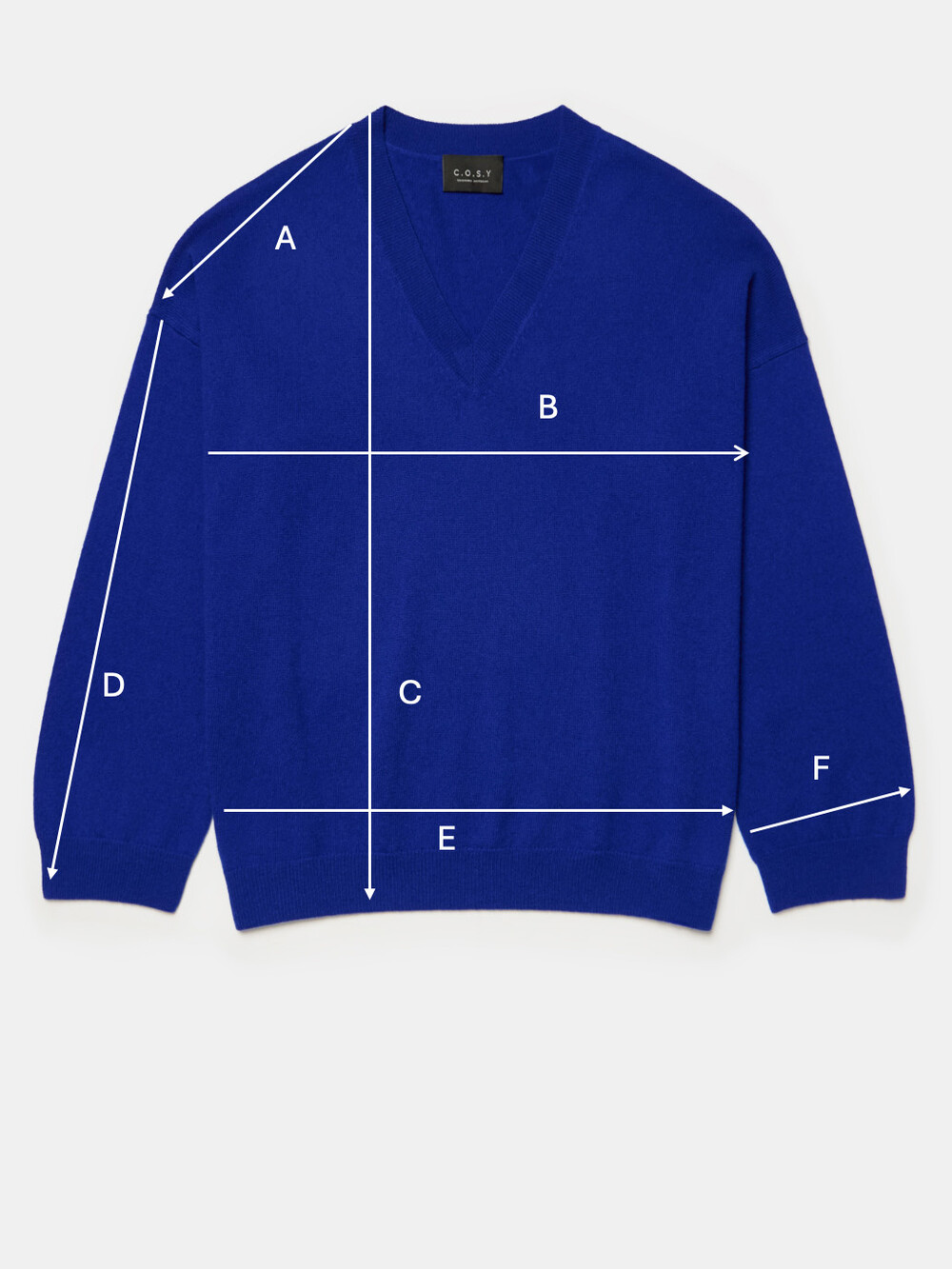Cosy V-Neck Berlin Blue