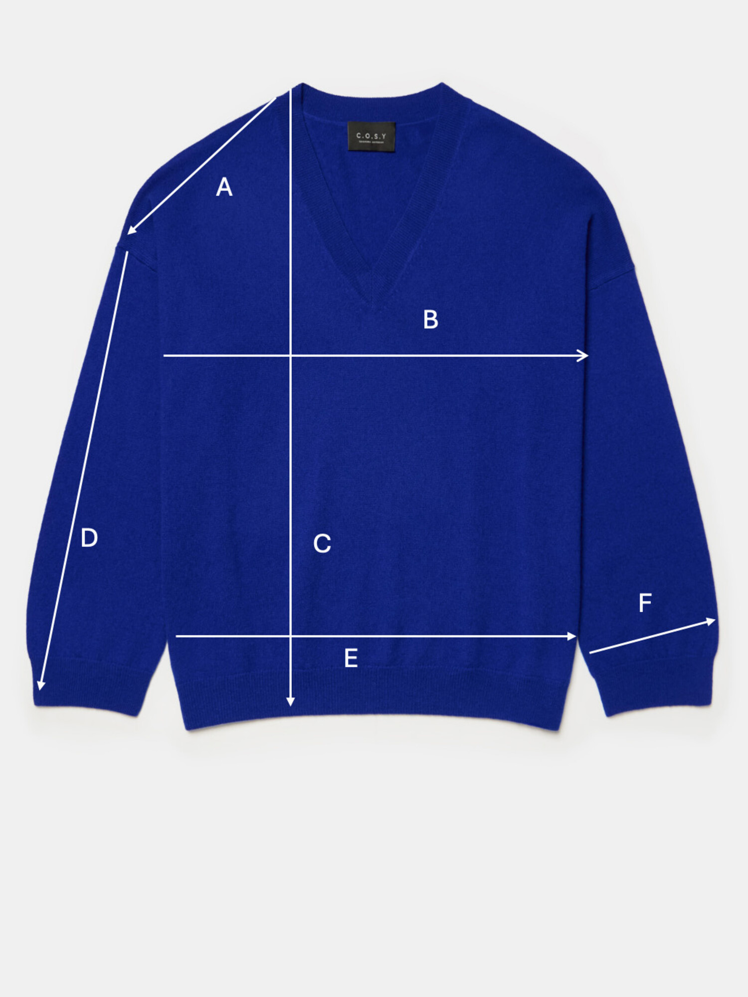 Cosy V-Neck Berlin Blue