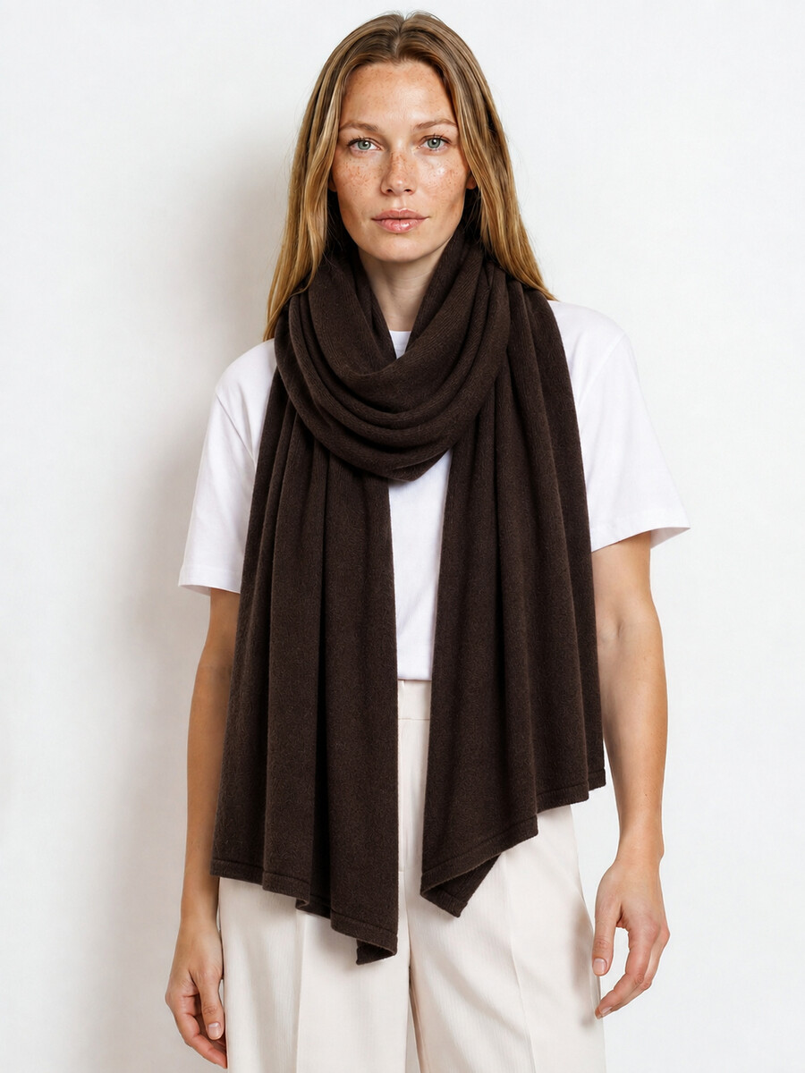 Travel Wrap Cosy Chic Dark Brown