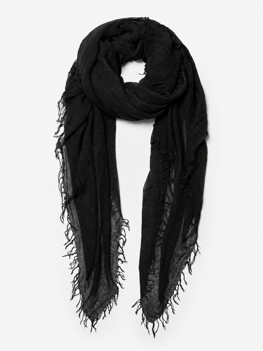 sjaal Cosy Cashmy Solid Black