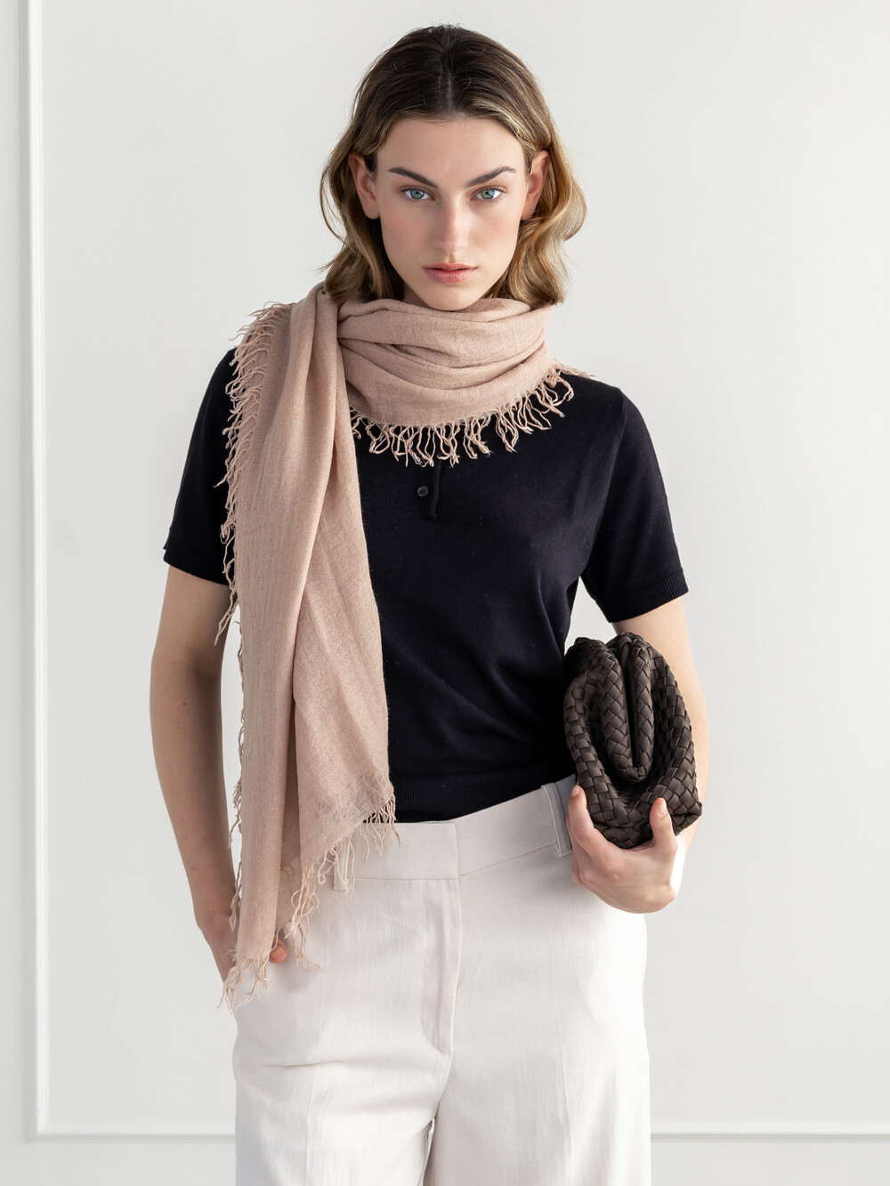 Schal Cosy Cashmy Rugby Tan
