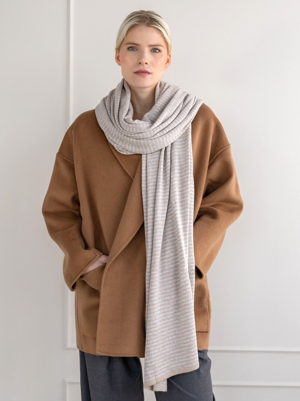 Schal Cozy Chic Pearl Grey / Sand