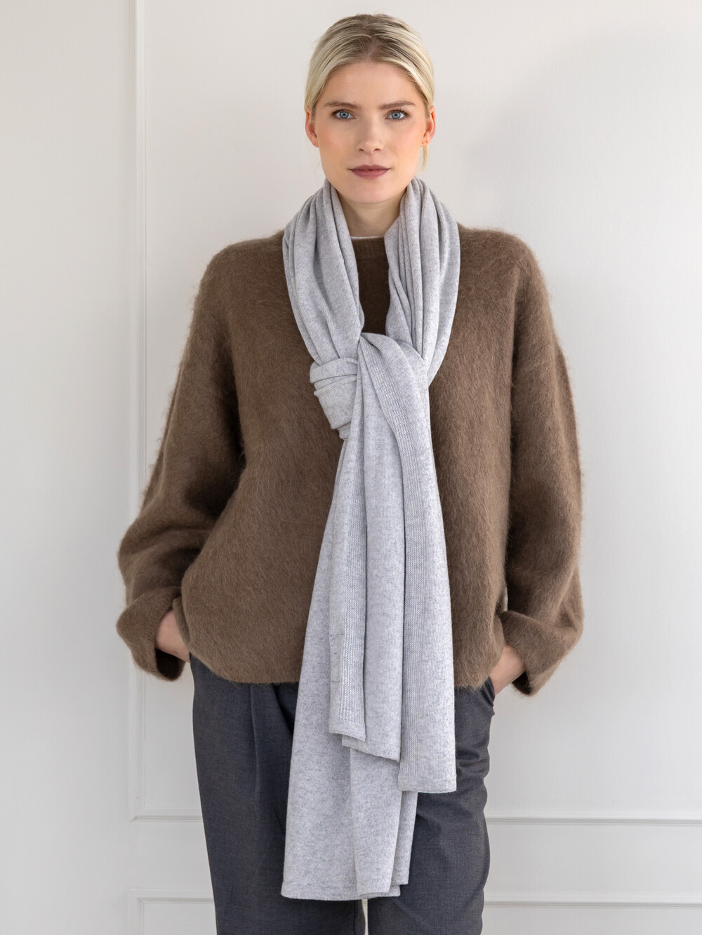 Schal Cosy Chic Pearl Grey Melee