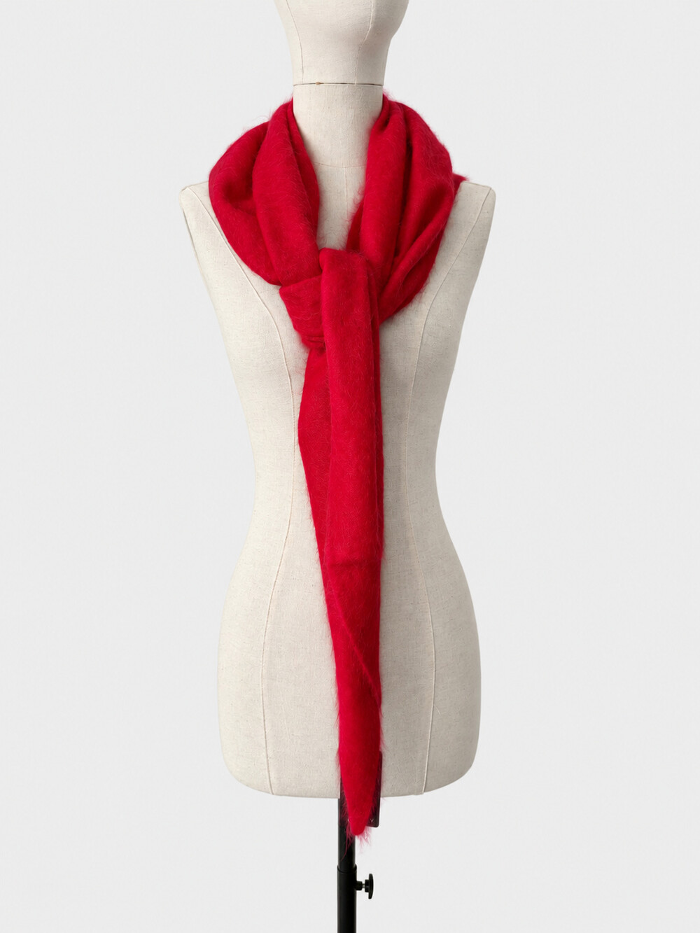 Cosy Triangle 100% Brushed Cashmere Rouge