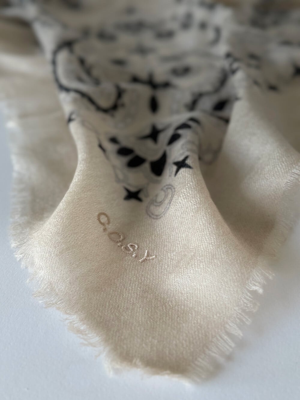 Schal Cosy 100% Cashmere Bandana Birch