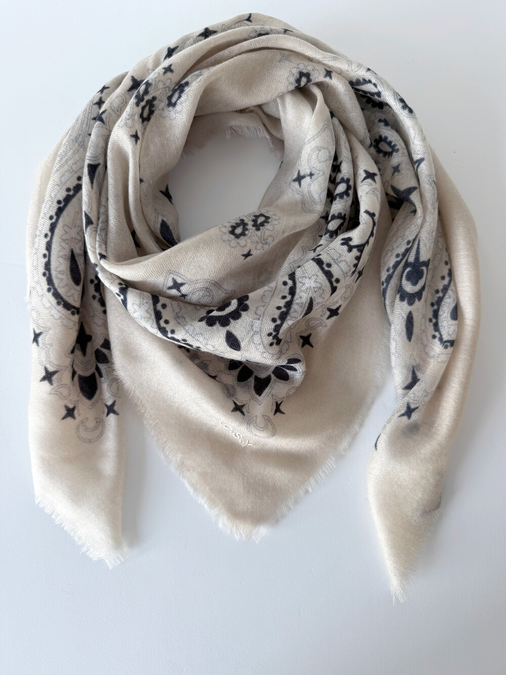 Sjaal Cosy 100% Cashmere Bandana Birch