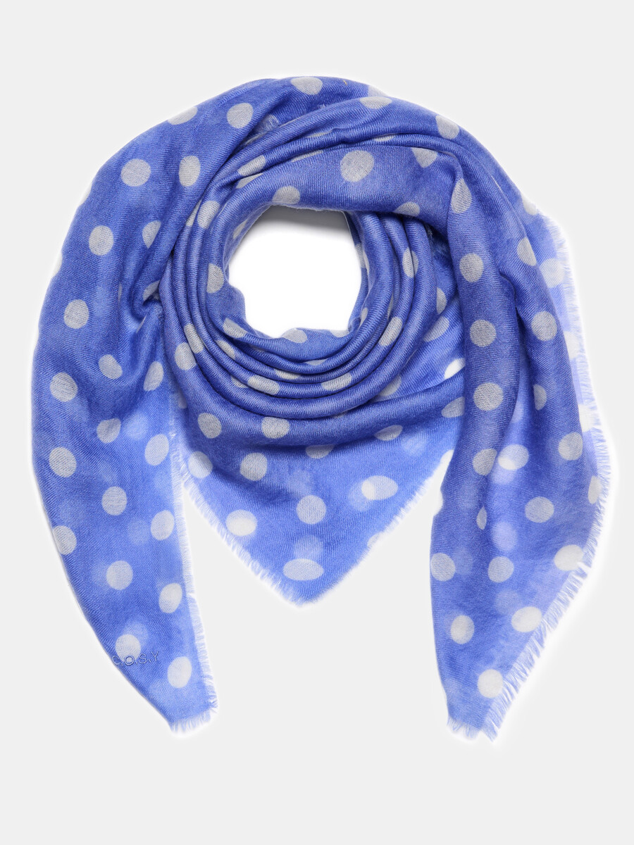 Scarf 100% cashmere Dots Persian Jewel