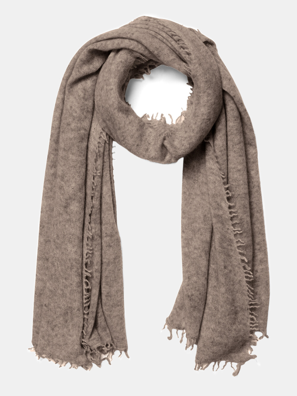 Sjaal Cosy Washed Cashmere Mole