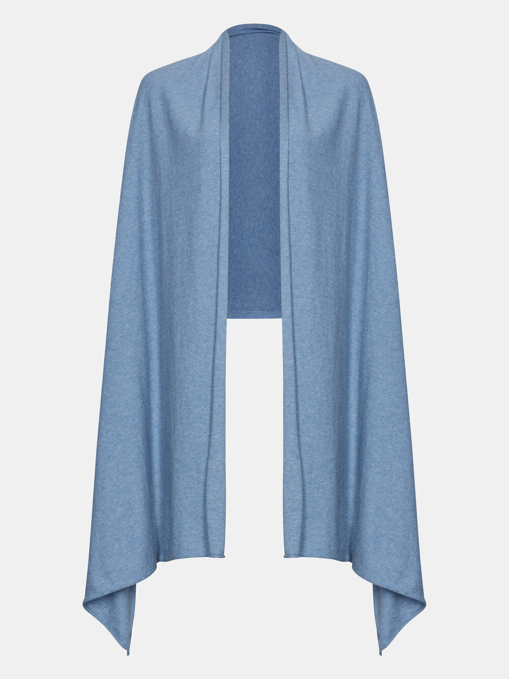 Schal Cosy Jersey Mid Blue Melange
