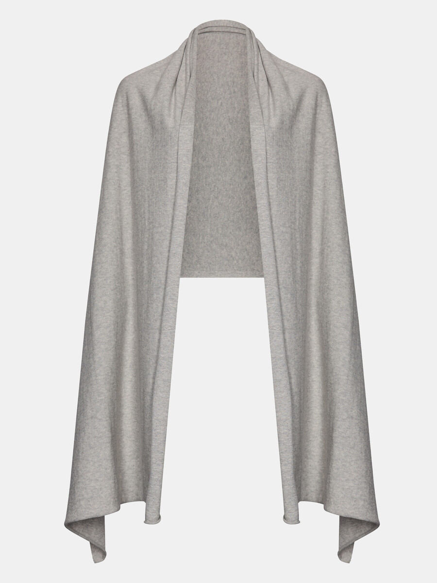 Schal Cosy Jersey Light Grey Melange