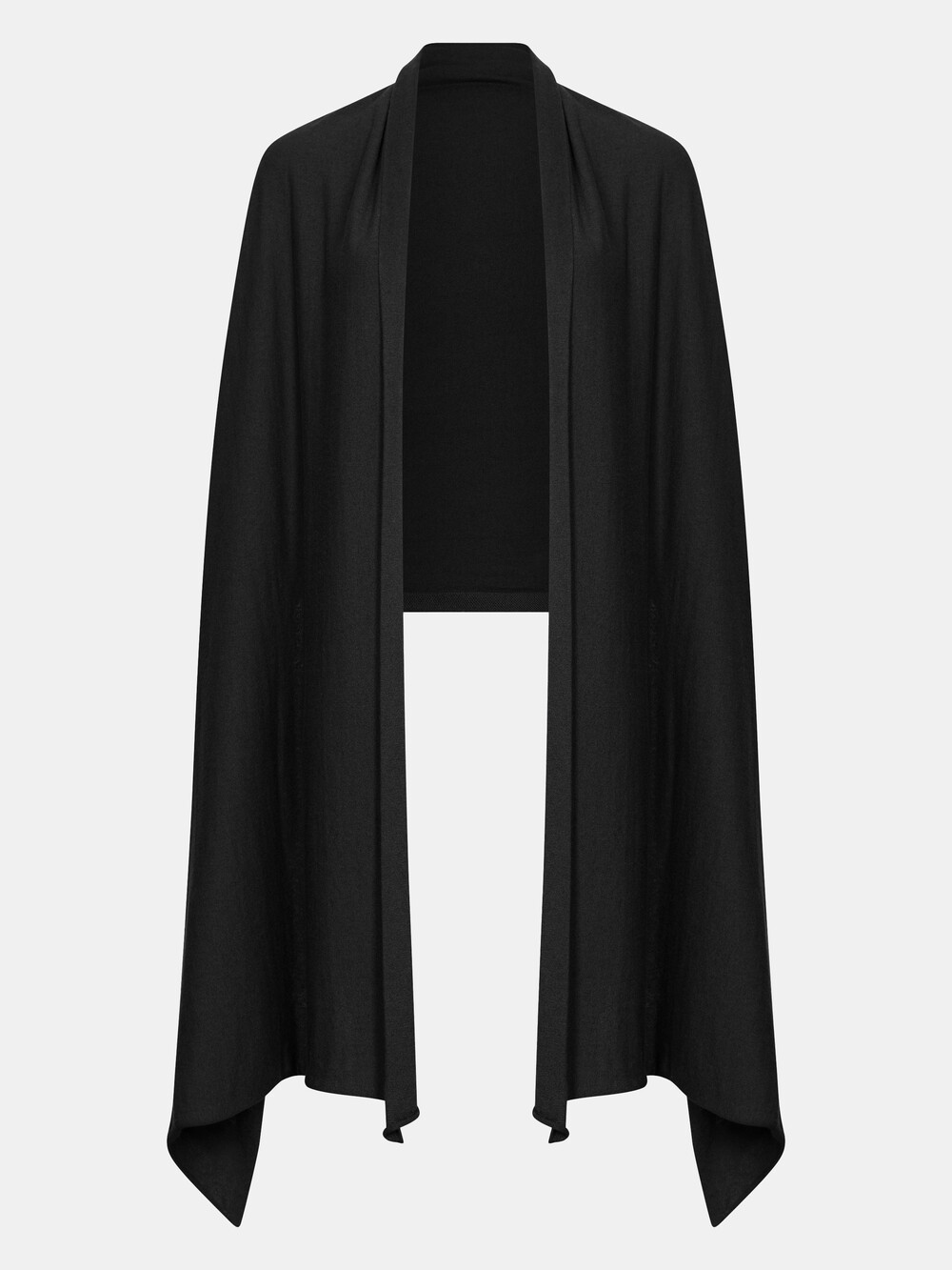 Sjaal Cosy Jersey Solid Black