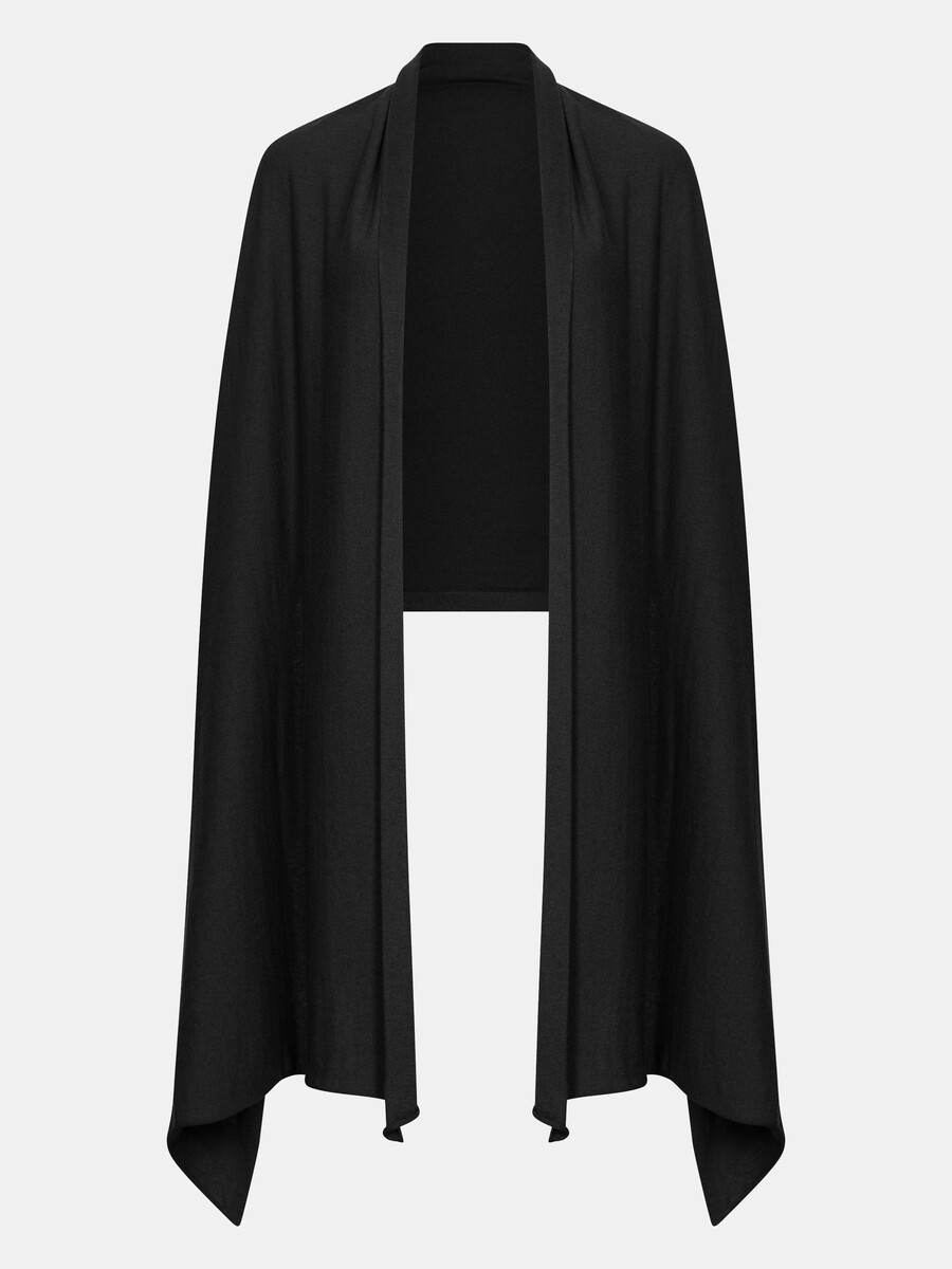 Sjaal Cosy Jersey Solid Black