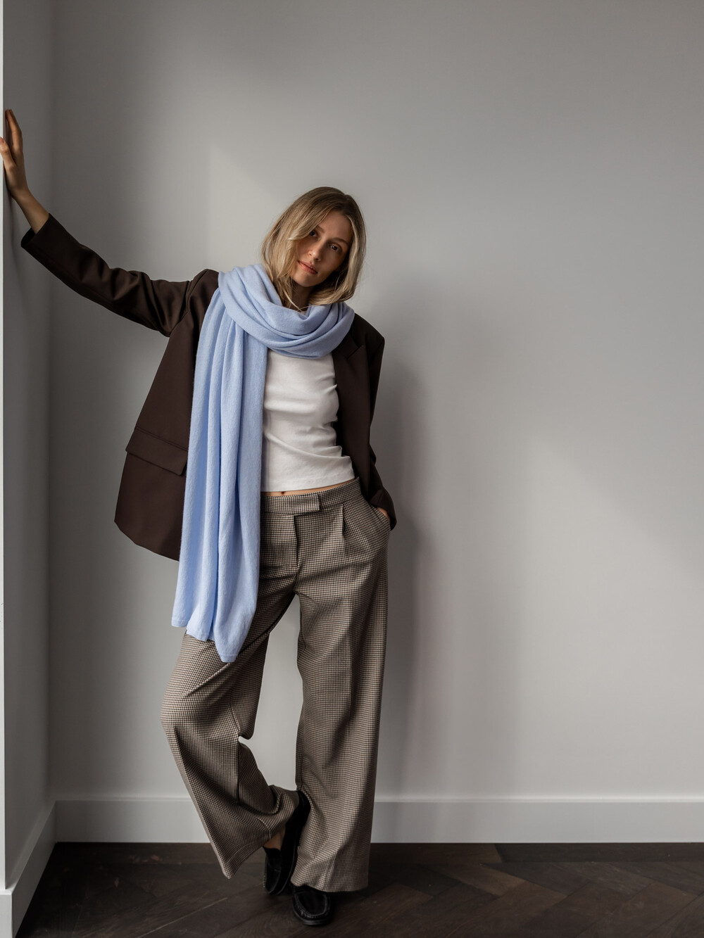 Travel Wrap Cosy Chic Airy Blue