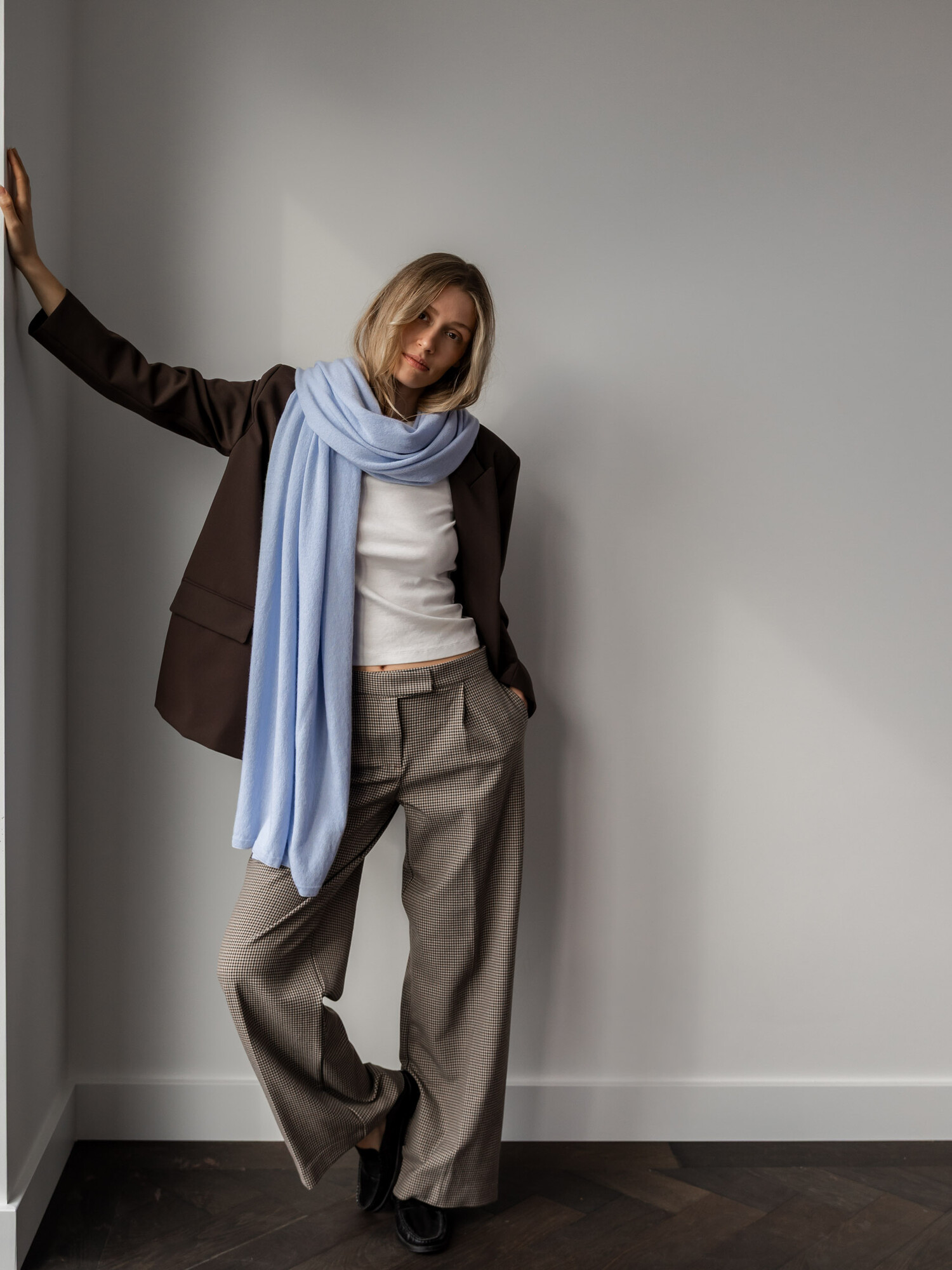 Travel Wrap Cosy Chic Airy Blue