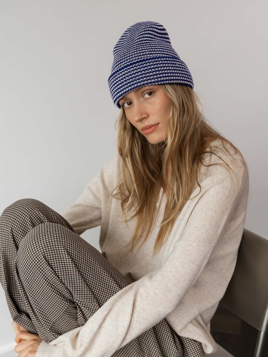 Cosy Beanie Blueprint - Light Sand