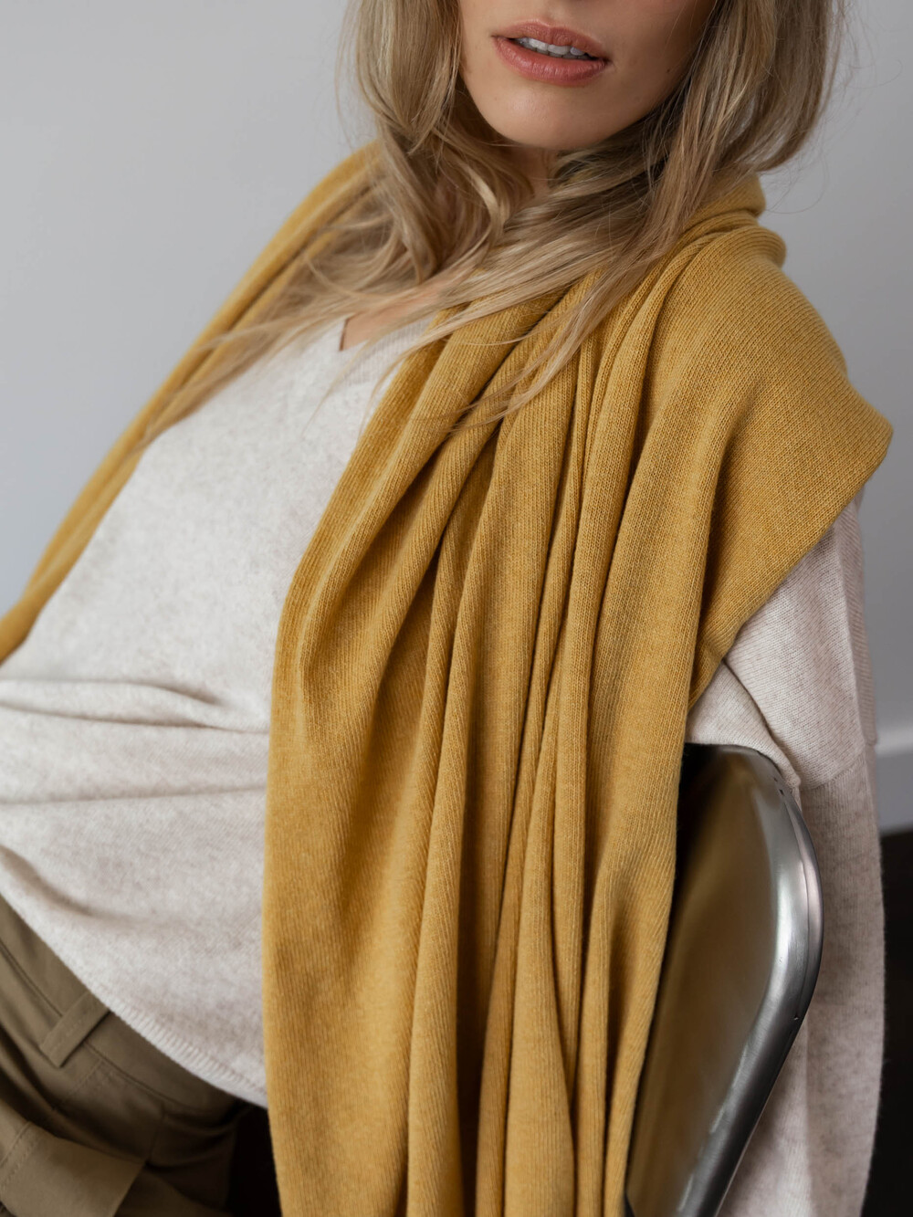 Sjaal Cosy Chic Mustard