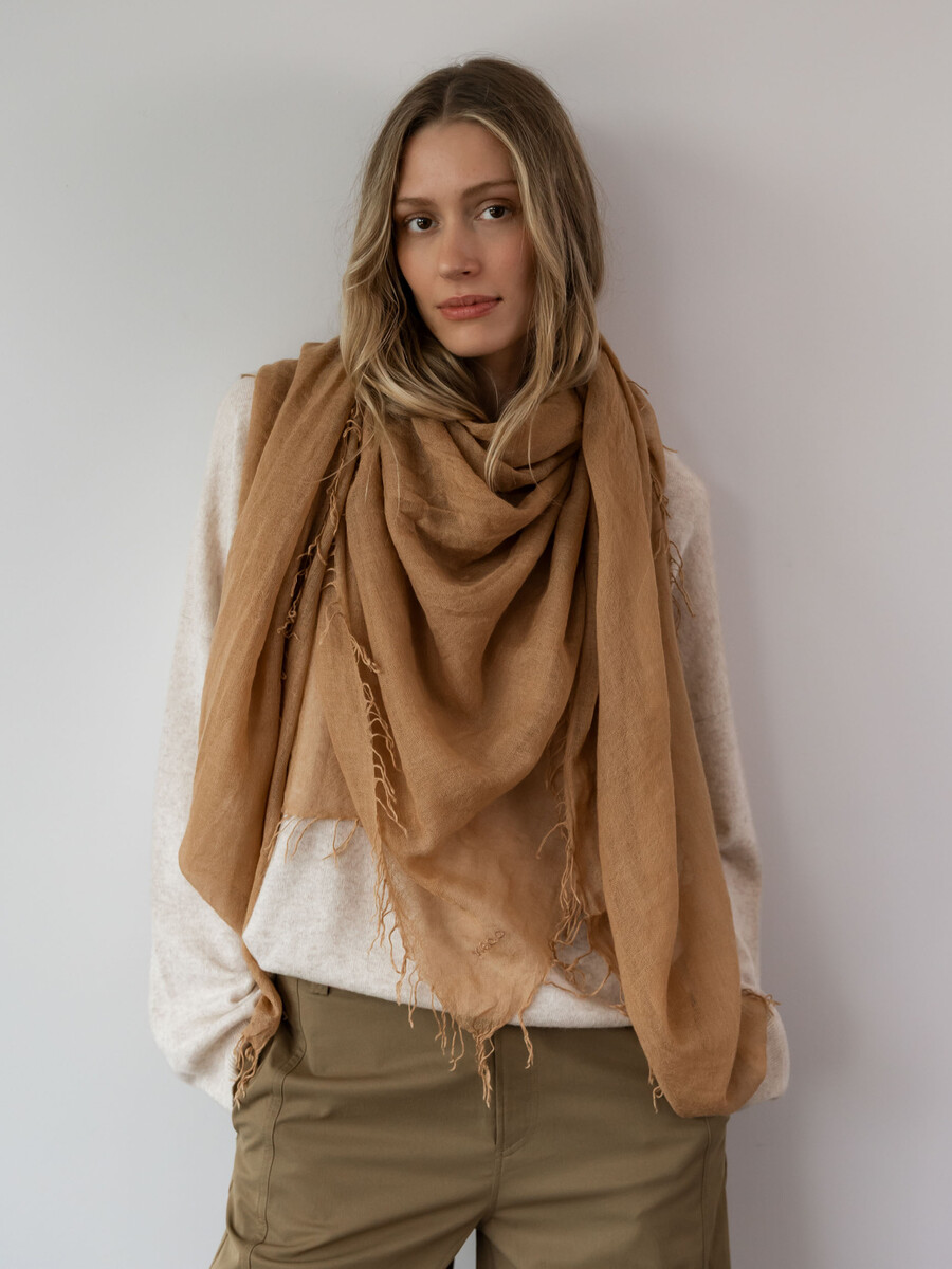 Scarf  Cosy Cashmy Indian Tan