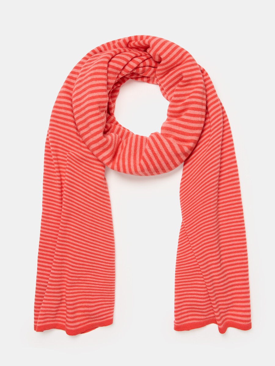 Schal Cosy Chic Stripes  Coral / Poppy