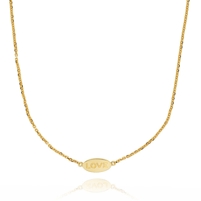 LOVE Necklace Gold