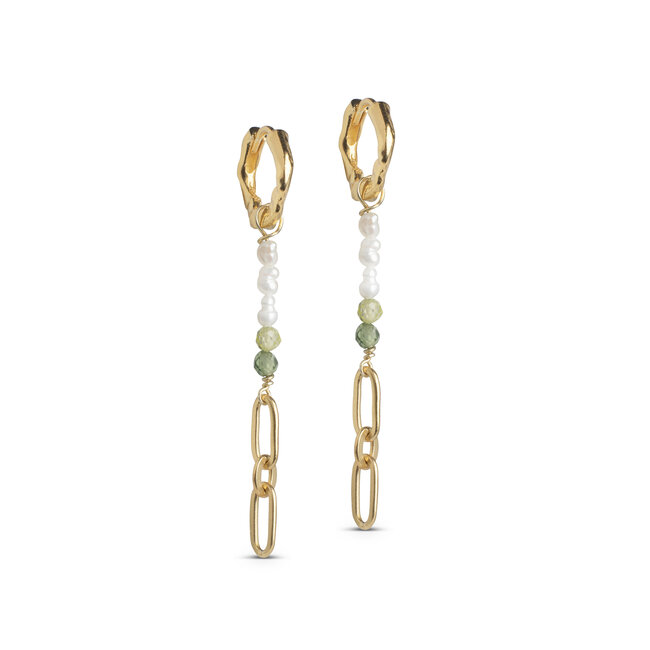 ABIGAIL HOOPS - Green