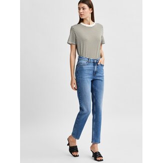 Selected Femme AMY SLIM JEANS Medium Blue