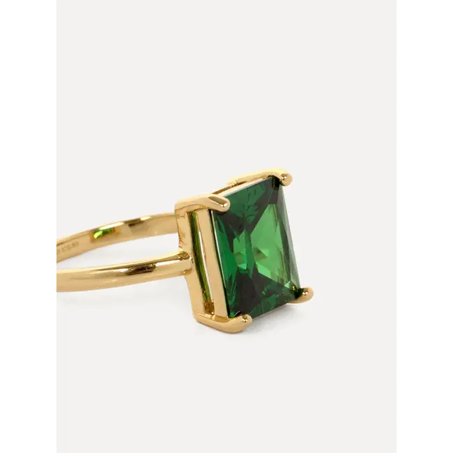 GIOIA EMERALD GREEN RING