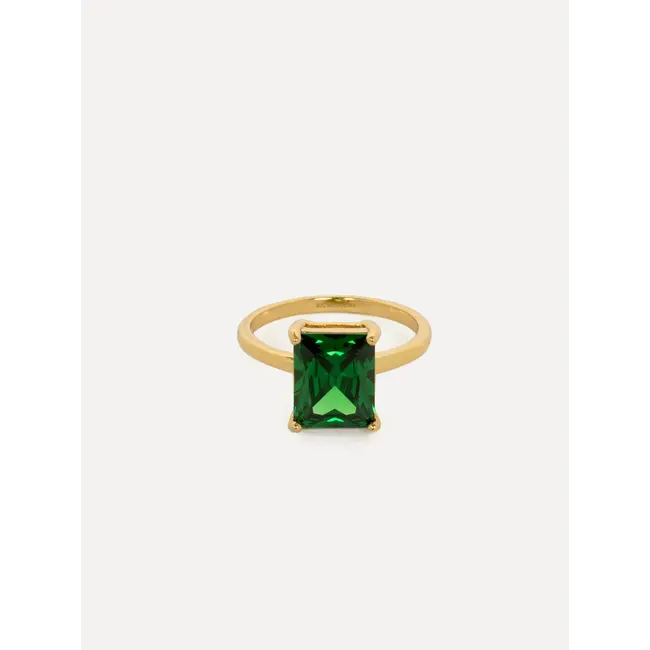 GIOIA EMERALD GREEN RING