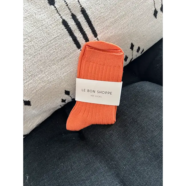 Her Socks Tangerine