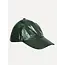 Les Soeurs POPPY VEGAN LEATHER CAP Dark Green